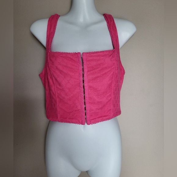 Princess Polly Hot Pink Tank Top, Size 8 ( i Would Say A Small) - Picture 2 of 5